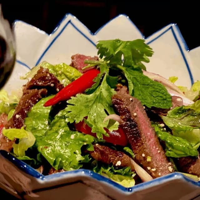 Grilled Pork Loin or Beef Salad.