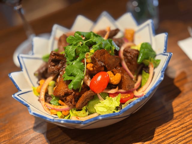 Mock Duck Salad.