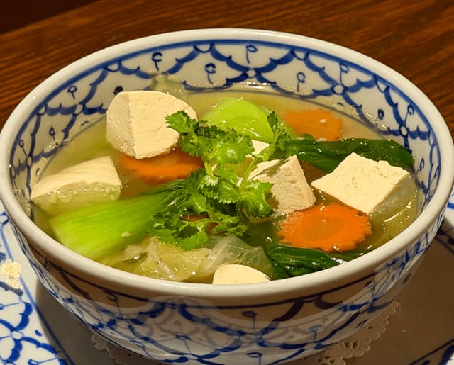 Tofu & Vegetable Soup.