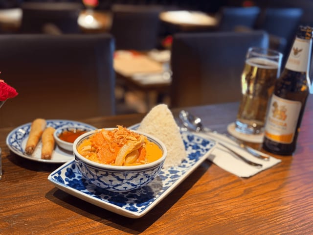 Massaman Curry Lunch Entree.