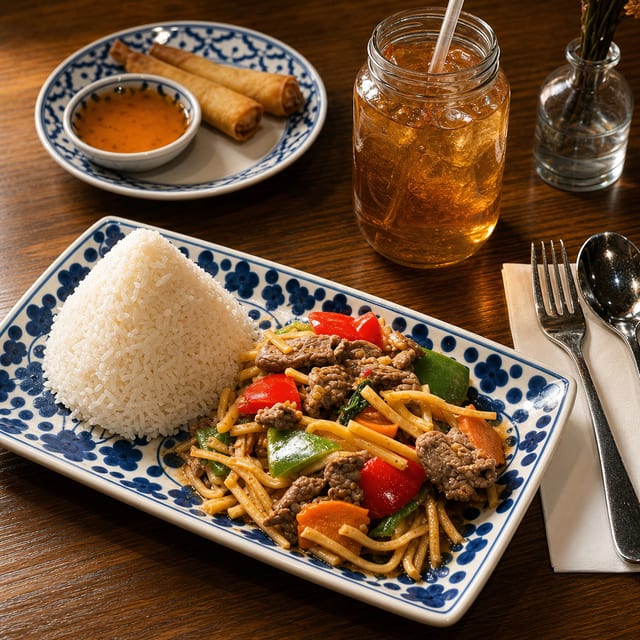 Spicy Bamboo Shoot Lunch Entree.