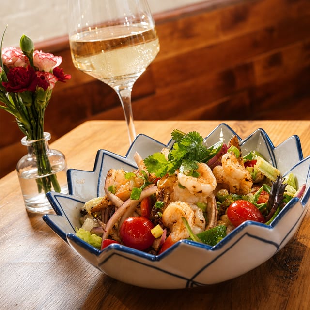 Grilled Shrimp Salad.