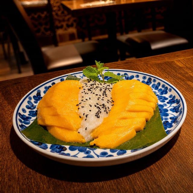 Coconut Sticky Rice w/ Mango.