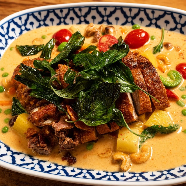 Roasted Duck Curry.