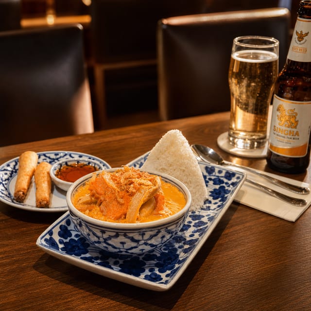 Massaman Curry Lunch Entree.