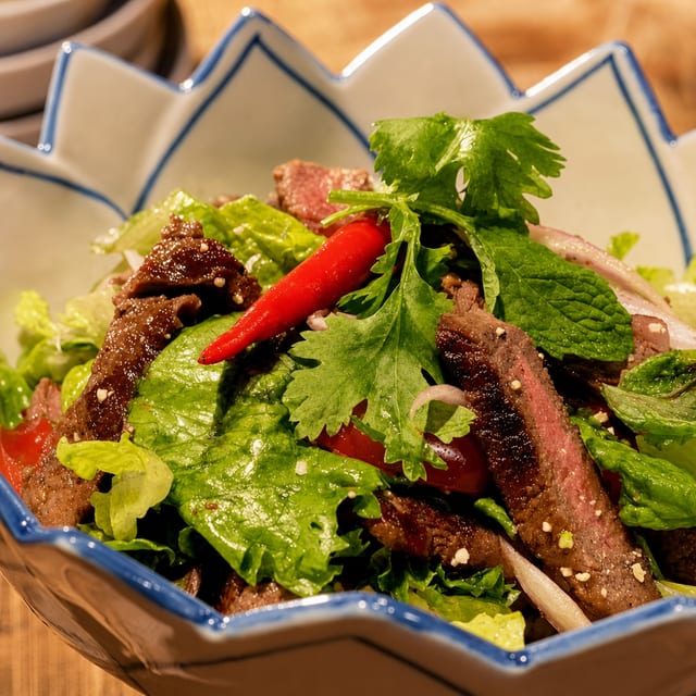 Grilled Pork Loin or Beef Salad.