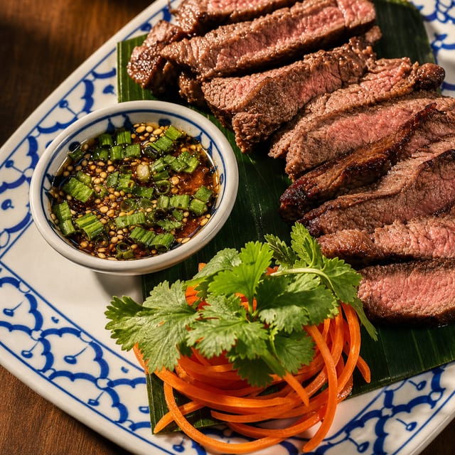 Grilled Pork Loin or Beef.